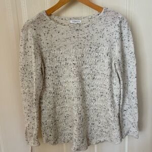 Croft & Barrow Speckled White Sweater